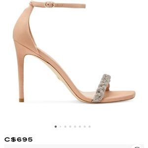 Stuart Weitzman NUDISTCURVE 100 HIGHSHINE SANDAL